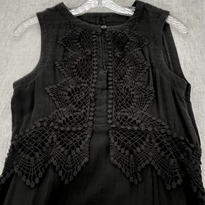 Little Black Dress - Bought @ Anthropologie. Boho, casual. Pretty lace.